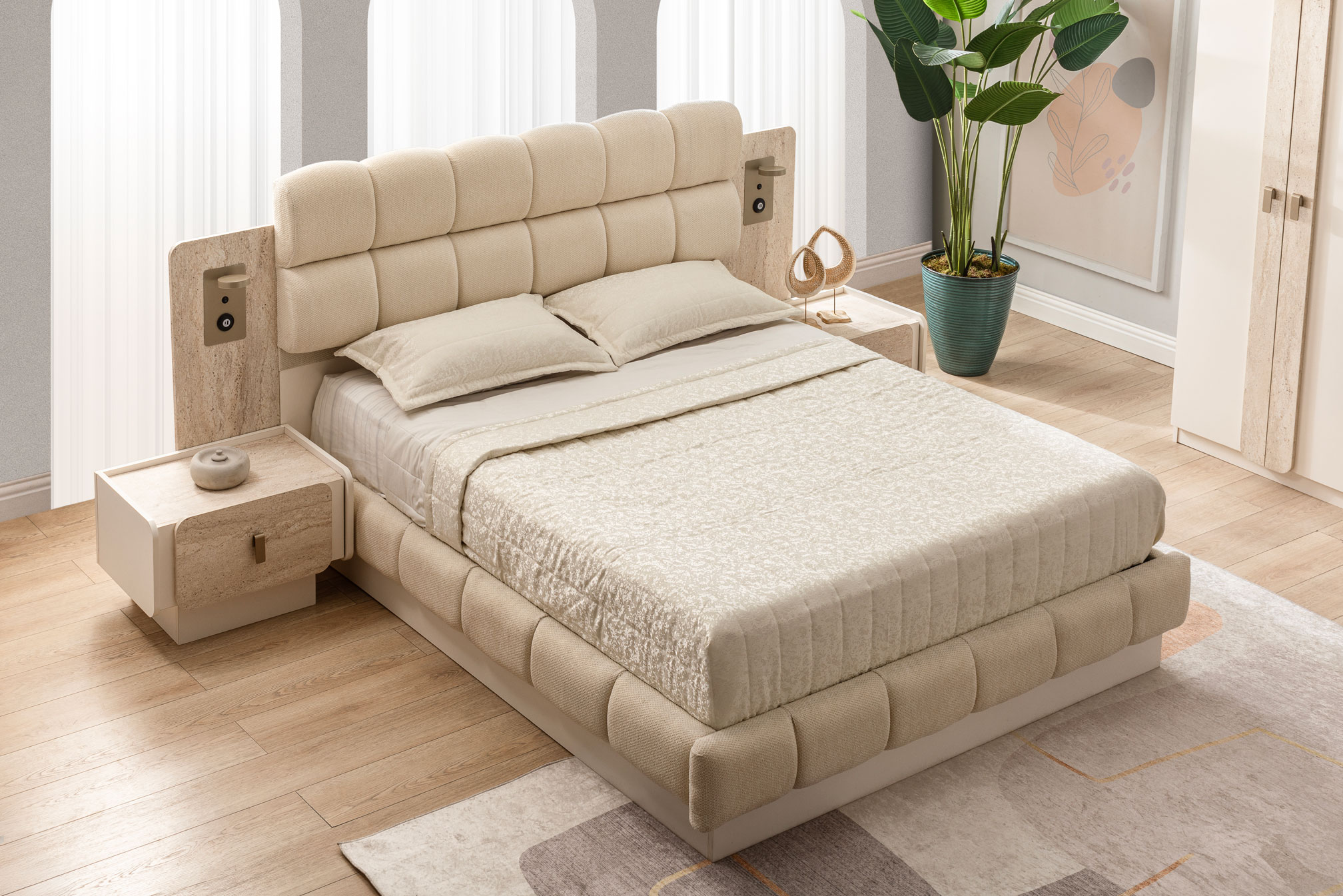 Katre Yatak Odası Takımı - Görsel 11