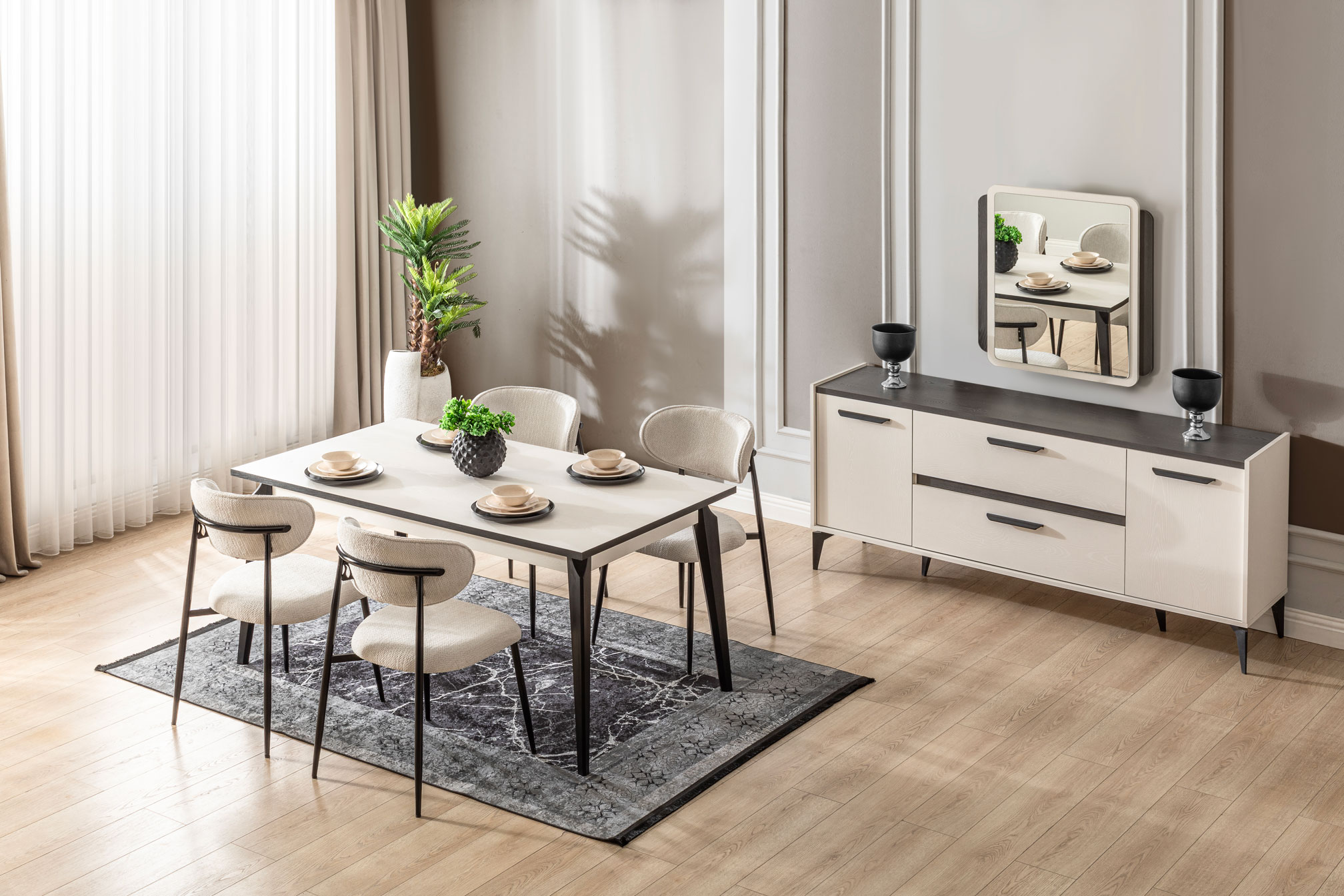 Koton Yemek Odası Takımı - Görsel 8