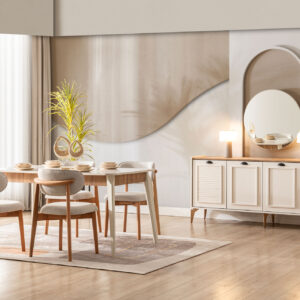 Retro Yemek Odası Takımı