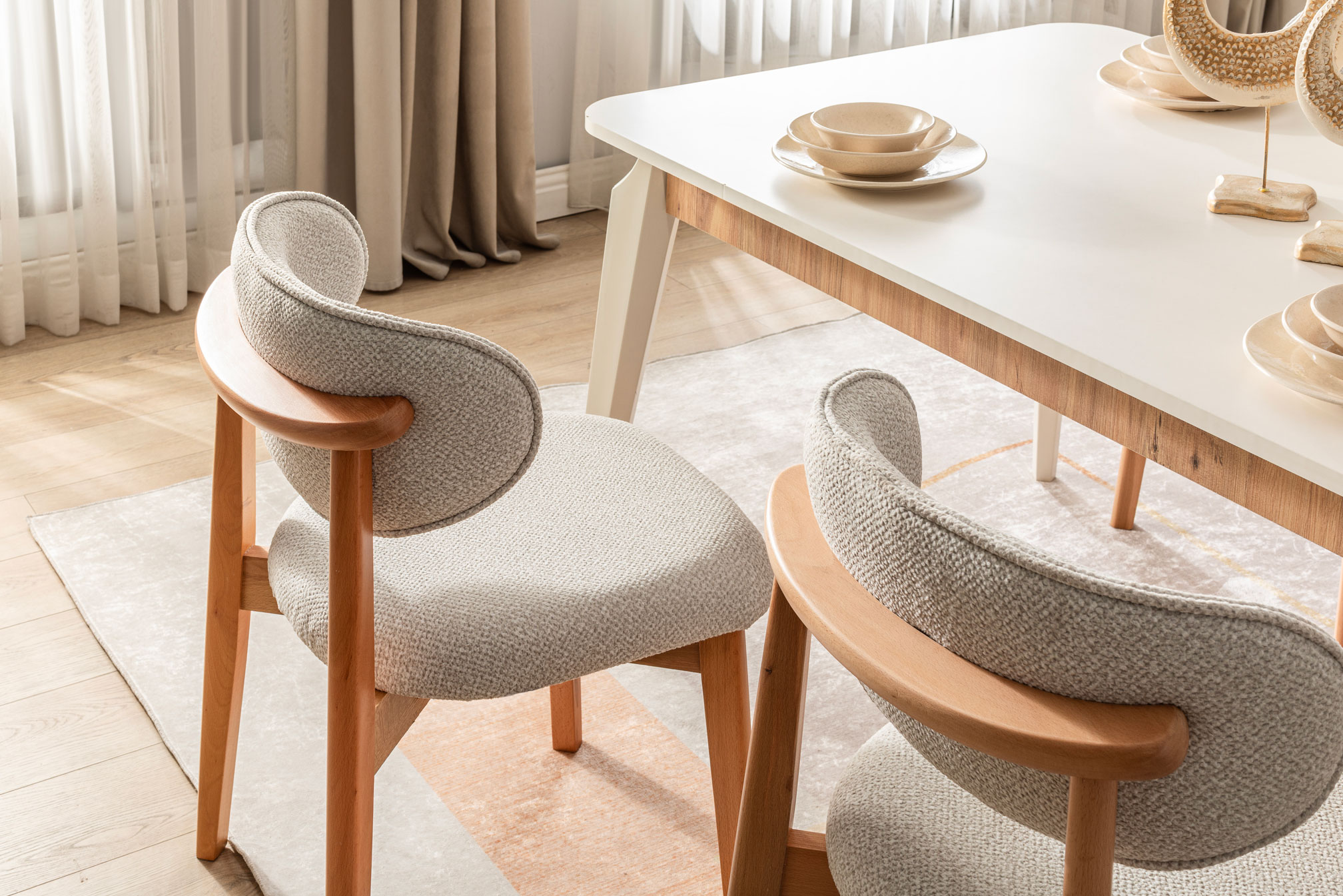 Retro Yemek Odası Takımı - Görsel 6