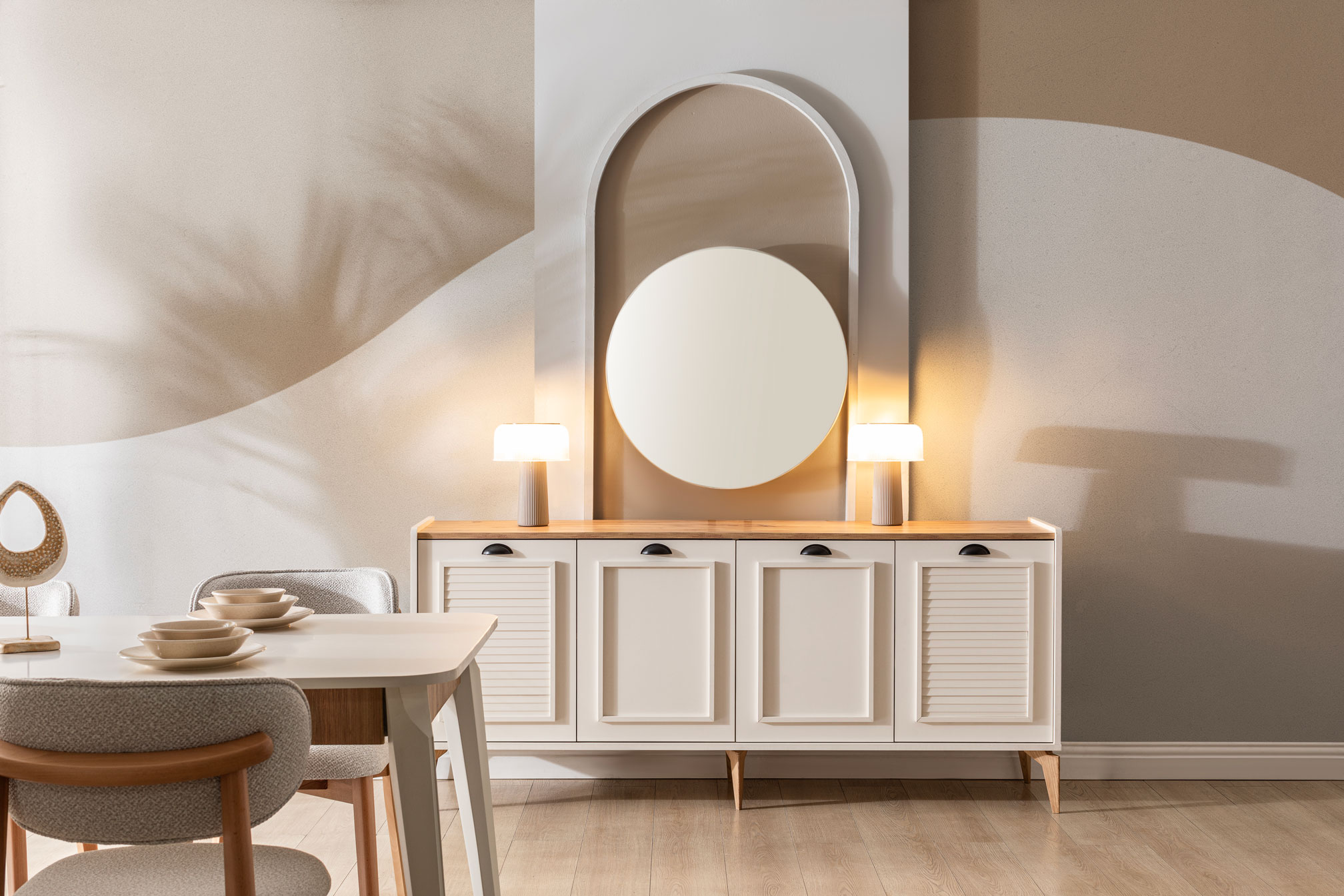 Retro Yemek Odası Takımı - Görsel 9